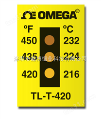 美国omega三格测温纸