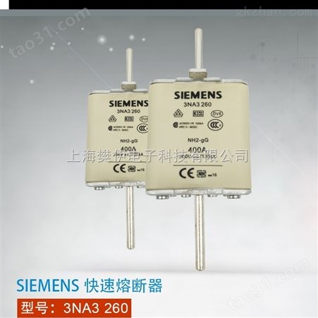 德国SIEMENS西门子熔断器3NA3260原装*